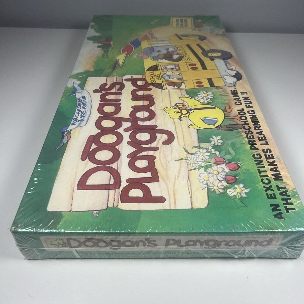 1985 Doogan’s Playground Preschool Game By Henard Industries. Rare And Sealed - Picture 3 of 9